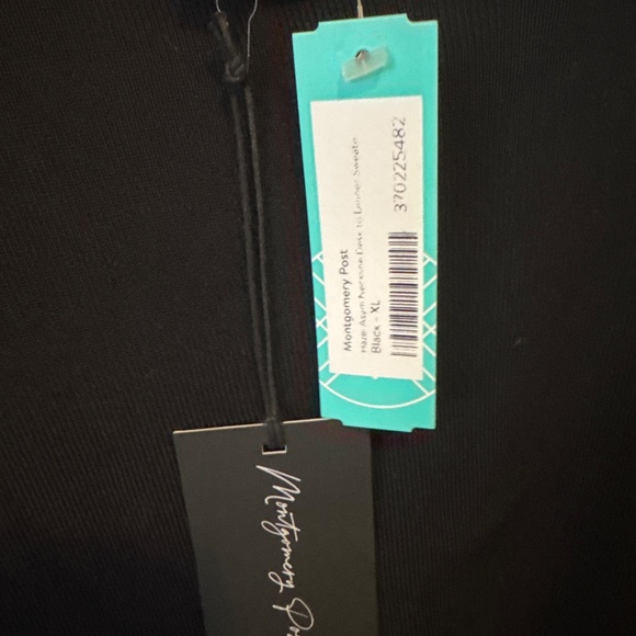 Montgomery Post Hazel Asym Neckline Desk to Dinner Sweater - Picture 3 of 5